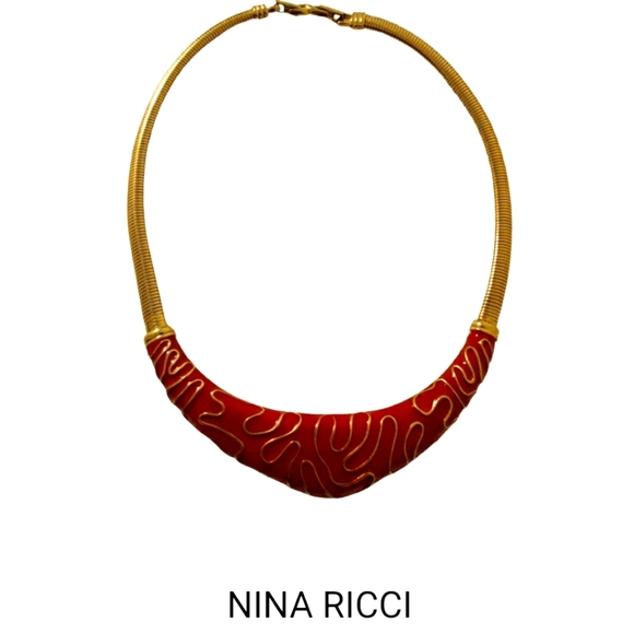 Stunning Nina Ricci Paris statement necklace - Picture 8 of 13